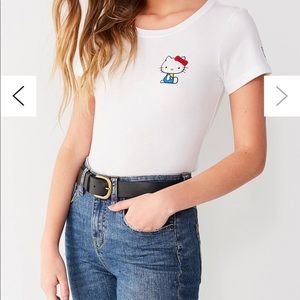Urban Outfitters Fila Hello Kitty white shirt